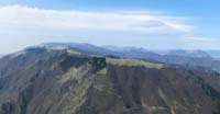 La dorsale Monte Canidi - Cesen dalla vetta del Col Dei Moi 
