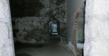 L’interno del fortino militare di San Martino