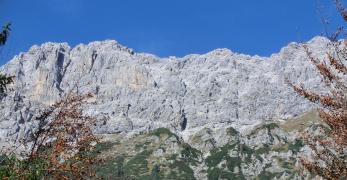 La cresta del Pramaggiore dalla Val Cerosolin