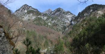 La Val Curta con il Monte Frascola sullo sfondo