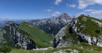 Monte Borgà, Pala Alta e Monte Duranno