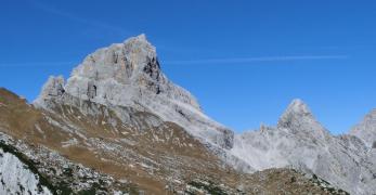 Il Monte Duranno e la Cima dei Frati dalla vetta del Monte Lodina