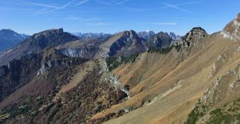 Il Monte Borgà, il Monte Palazza e il Monte Zita