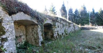Piazzola per quattro cannoni del complesso fortificato Ragogna Alta