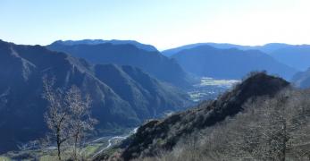 La Val Tramontina dalla vetta del Monte Creto’