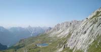 I Laghi d' Olbe salendo verso i Lastroni