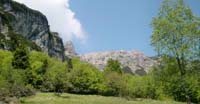 Il Sass de Scarnia dai Prati di Ramezza Alta