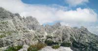 Veduta sul Jof Fuart dal Passo degli Scalini 
