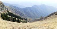 Il Ripido versante del Vallon Scuro verso la Pianura Trevigiana