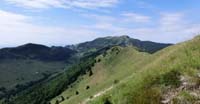 Cima Grappa dalla dorsale dei Solaroli 
