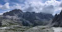 Da sx: Croda di Sesto, Cima Undici, Cresta Zsigmondy, Monte Popera e Giralba 