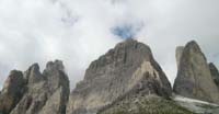 Le Tre Cime di Lavaredo dal Rifugio Auronzo 