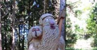 Scultura nel bosco 