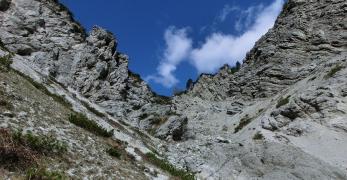 La forcella del Monte Ciavac 