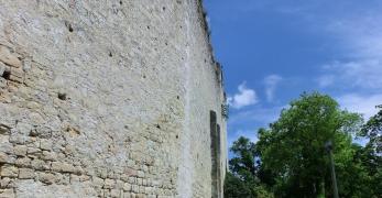 Il muro della Rocca di Asolo 