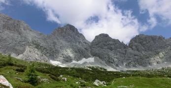 Il Vant della Moiazza Sotto la Crepa Bassa, La Crepa Alta e la Cima delle Sasse 