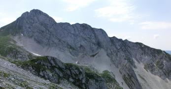 Le scoscese pareti del Monte Messer 