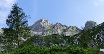 Contrafforti rocciosi in Val Antander 
