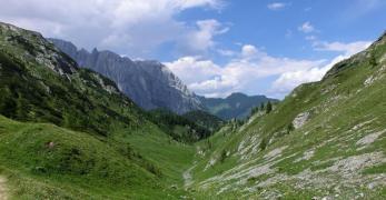 La Val Pettorina salendo a Forcella Pianezze 