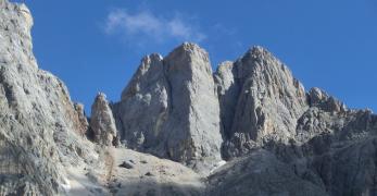 Il Formenton: da sx, la Torre del Formenton e la Punta del Formenton