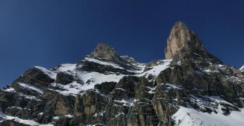 Il Monte Pelmo dal Passo Rutorto