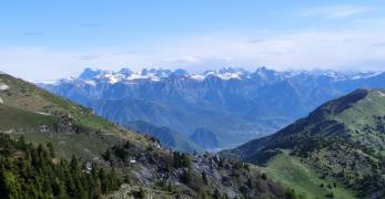 La conca feltrina da Cima Grappa
