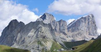 La Sella Brunech con il Gran Vernel e la Marmolada