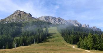 Il Gruppo del Latemar dal Passo di Costalunga