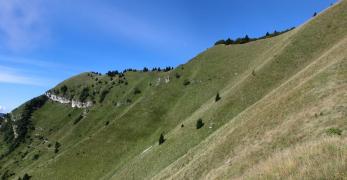 La cresta del Monte Santo