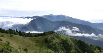 La dorsale del Monte Cesen