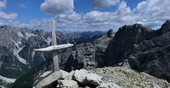 La vetta del Monte Ferrara