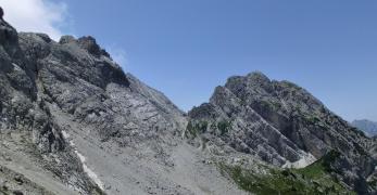 Forcella Savalon fra il Monte Cornaget e il Cimon delle Tempie