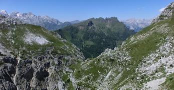 Forcella Besausega, Cima e Lastei di Pape