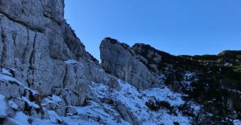 Il versante nord del Monte Zelo