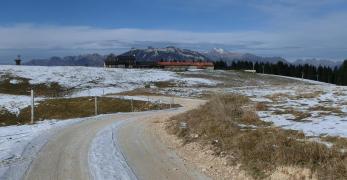 La strada sterrata di Malga Campon