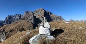 La vetta del Monte Zirvoi
