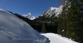 Verso il Rifugio Città di Fiume