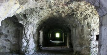 L’interno del Forte di Monte Festa