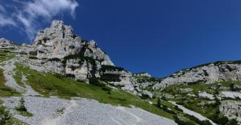 Contrafforti rocciosi del Monte Borgà
