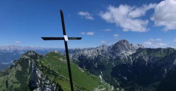 La vetta del Monte Borgà