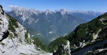 La Valle del Cadore e il Gruppo del Bosconero da Forcella Piave