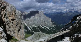 L'Alta Val del Vajolet dal Passo delle Coronelle 