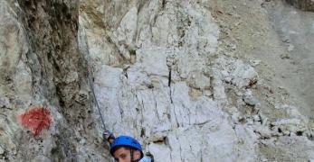 Passaggio in ferrata 