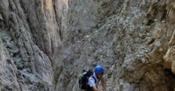 Passaggio in ferrata 