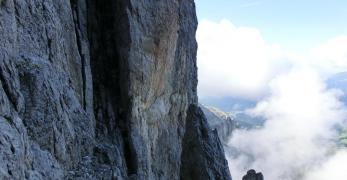 Passaggio in ferrata 