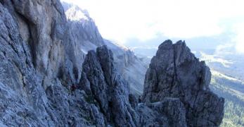 Passaggio in ferrata 