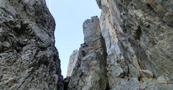Passaggio in ferrata 
