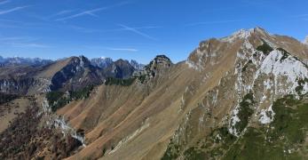 Il Monte Palazza, il Monte Zita e le Cime Centenere