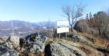 Lungo la cresta del Monte di Ragogna