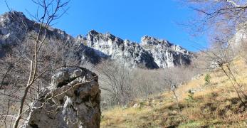 Lungo le pendici meridionali del Monte Roppa Buffon